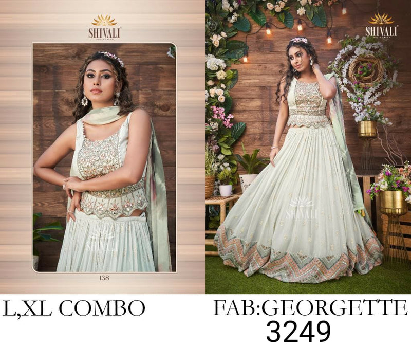 Shivali Dno 138 Georgette Stylish Designer Heavy Work Wedding Wear Lehenga Choli