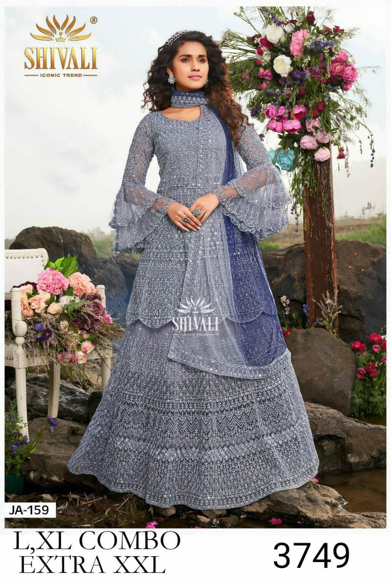 Shivali Dno 159 Georgette With Heavy Hand Work Stylish Designer Party Wear Indo Western