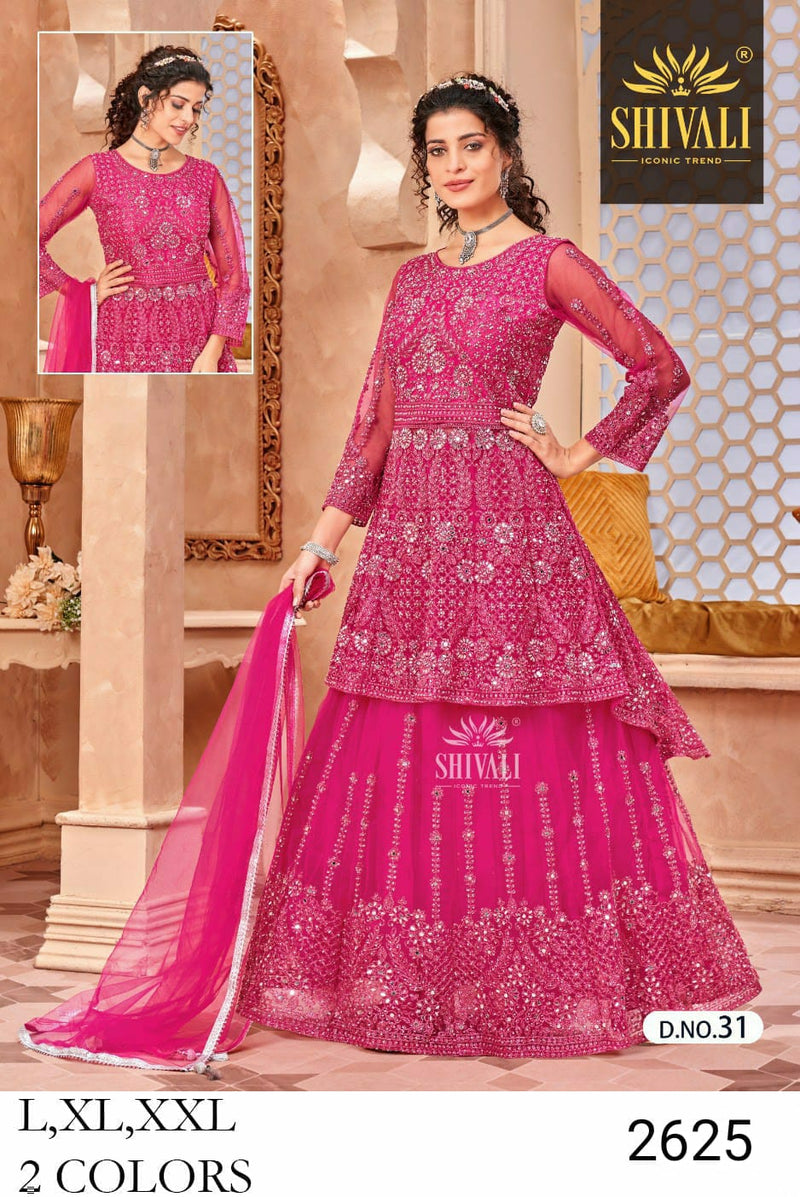 Shivali Dno 31 Fancy With Hand Work Stylish Designer Wedding Wear Indo Western