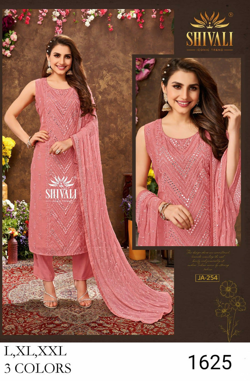 Shivali Dno JA 254 Georgette Stylish Designer Hand Work Party Wear Kurti