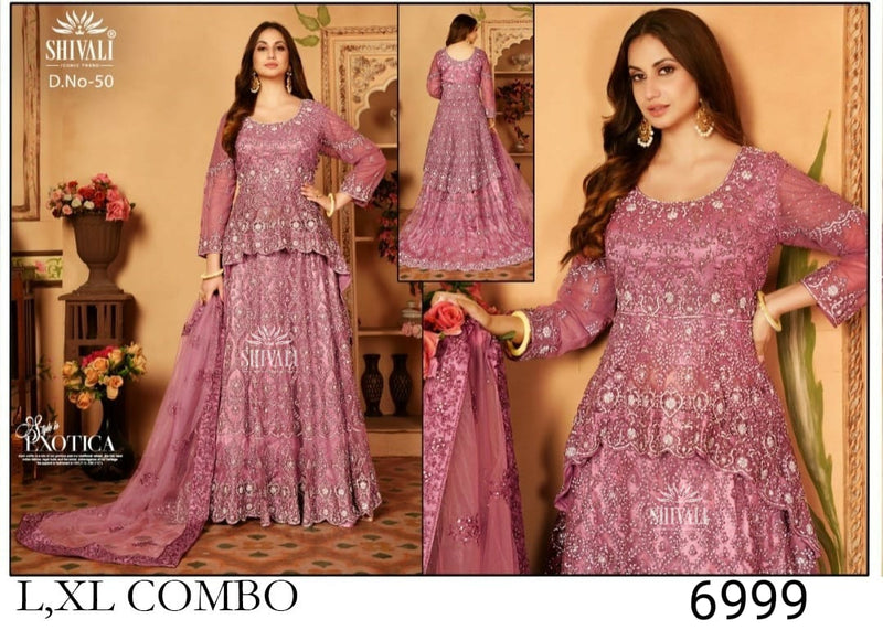 Shivali Dno 50 Fancy Stylish Designer Heavy Work Wedding Wear Indo Western