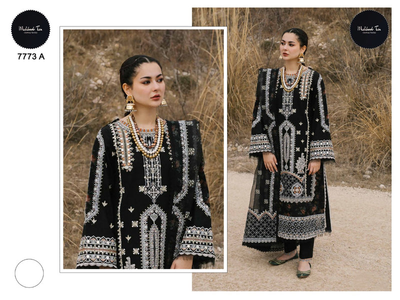 Mehboob Tex Dno 7773 Cambric Cotton Stylish Designer Party Wear Salwar Kameez