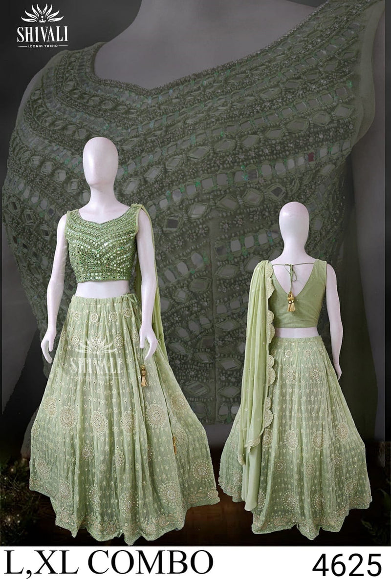 Shivali Dno 1001 Fancy With Heavy Hand Work Stylish Designer Party Wear Lehenga Choli