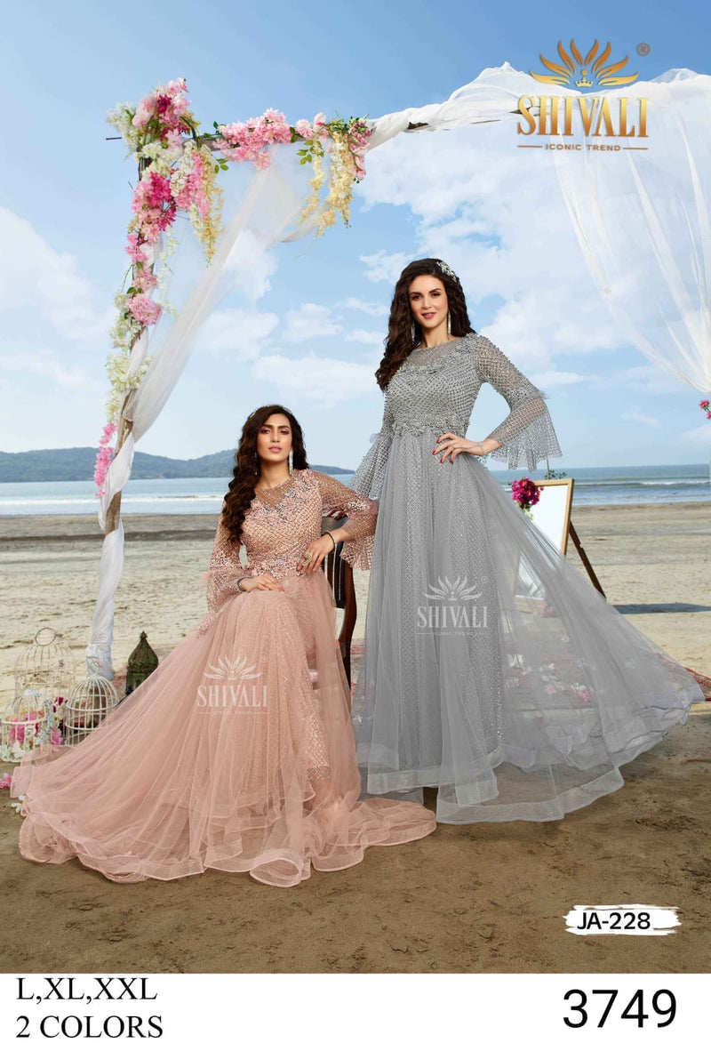 Shivali Dno JA 228 Fancy With Heavy Work Stylish Designer Party Wear Beautiful Gown