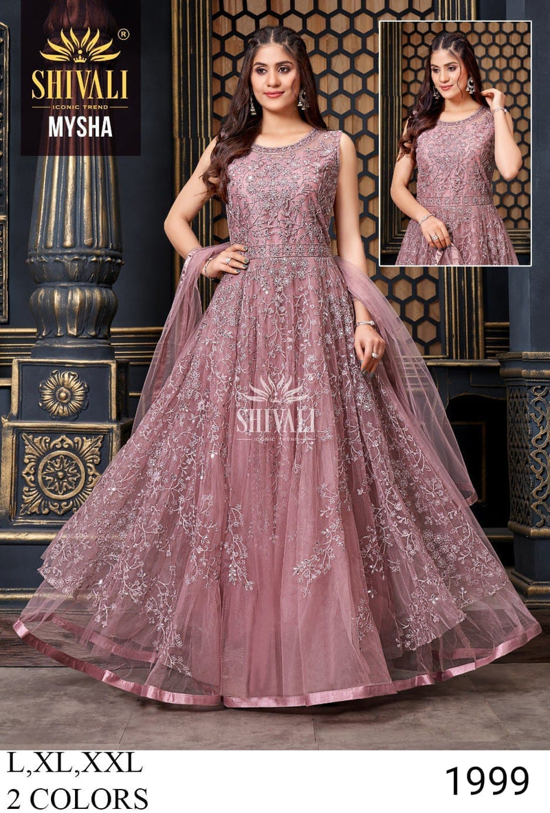 Shivali Mysha Fancy Stylish Designer Wedding Wear Graceful Look Gown