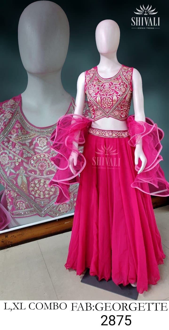 Shivali Dno 1030 Georgette Stylish Designer Heavy Work Wedding Wear Lehenga Choli