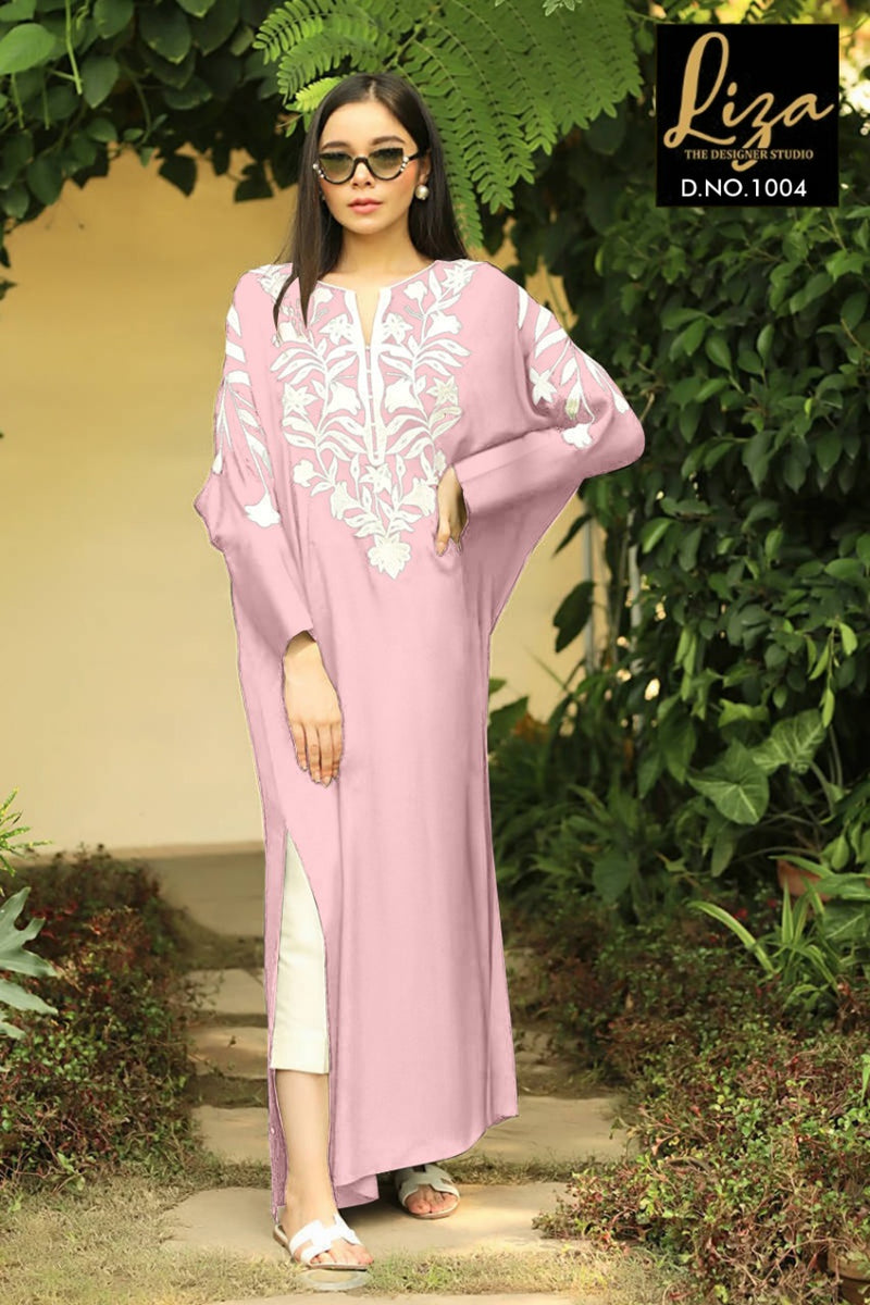 Chikankari mirror georgette kurti | Beautiful pakistani dresses, Plazo and  kurti, Mirror work kurti