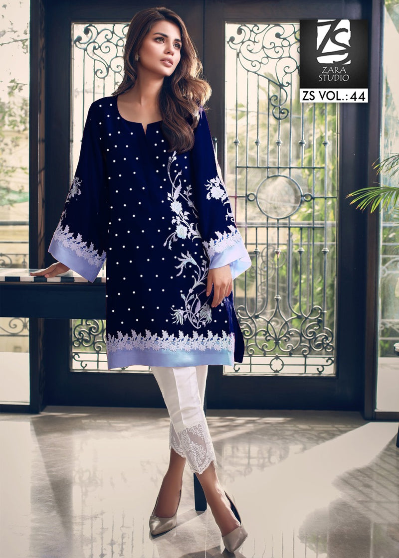 Zara Studio Dno Vol 44 Fox Georgette Stylish Designer Pakistani Style Party Wear Kurti