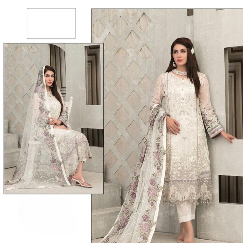 Hit Designs Super Georgette Net With Heavy Embroidery Stylish Designer Pakistani Salwar Suit