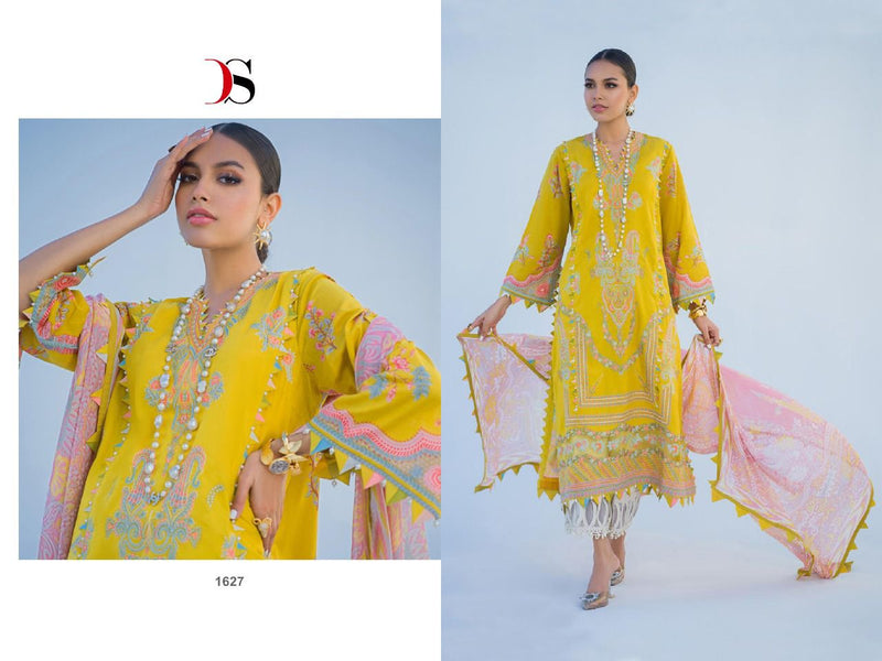 Hit Designs Dno 1627 Georgette With Heavy Embroidery Work Stylish Designer Pakistani Sakwar Suit