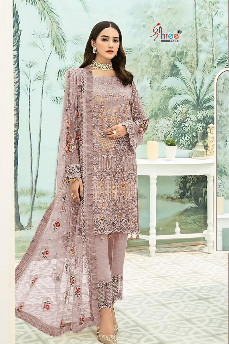 Shree Fabs Dno S 116 B Georgette With Heavy Embroidery Stylish Designer Pakistani Salwar Kameez