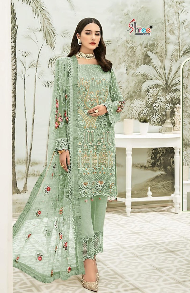 Shree Fabs Dno S 116 C Georgette With Heavy Embroidery Stylish Designer Pakistani Salwar Kameez