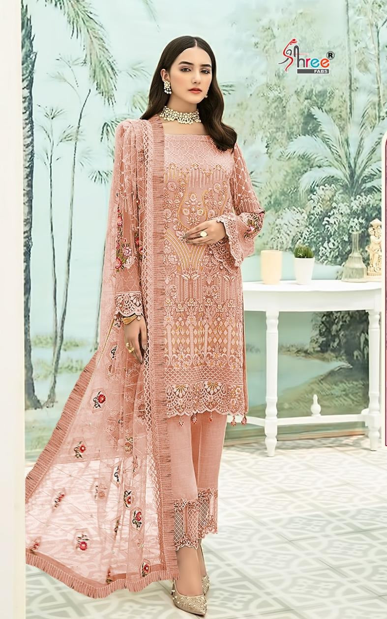Shree Fabs Dno S 116 D Georgette With Heavy Embroidery Stylish Designer Pakistani Salwar Kameez
