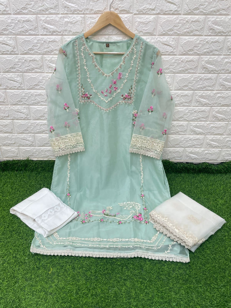 Deepsy  Dno 230 Pure Cotton With Heavy Embroidery Work Stylish Designer Party Wear Pret Kurti