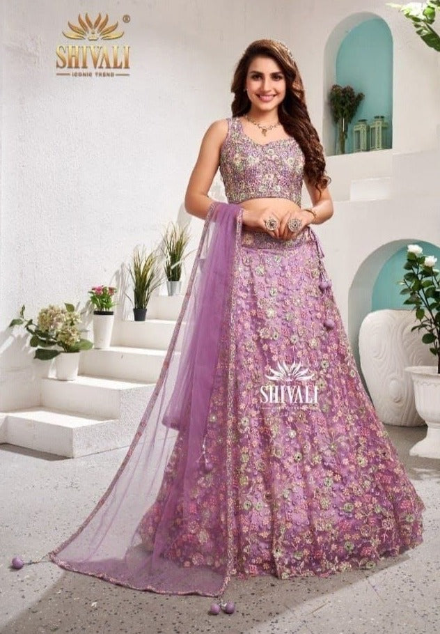 S4u Shivali Dno JA 268 Fancy With embroidery Work Stylish Designer Wedding Wear Indo Western Lehenga