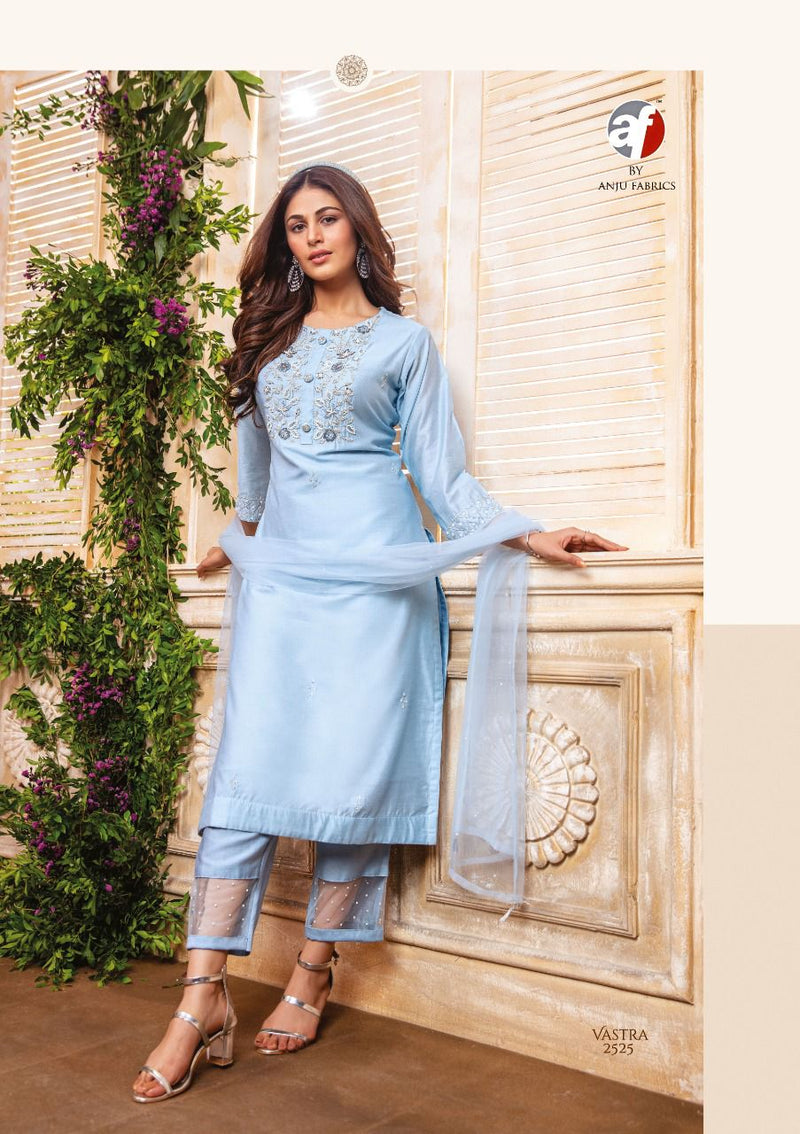 Af Fashion Dno 2521 To 2526 Viscose With Hand Work Stylish Designer Party Wear Kurti