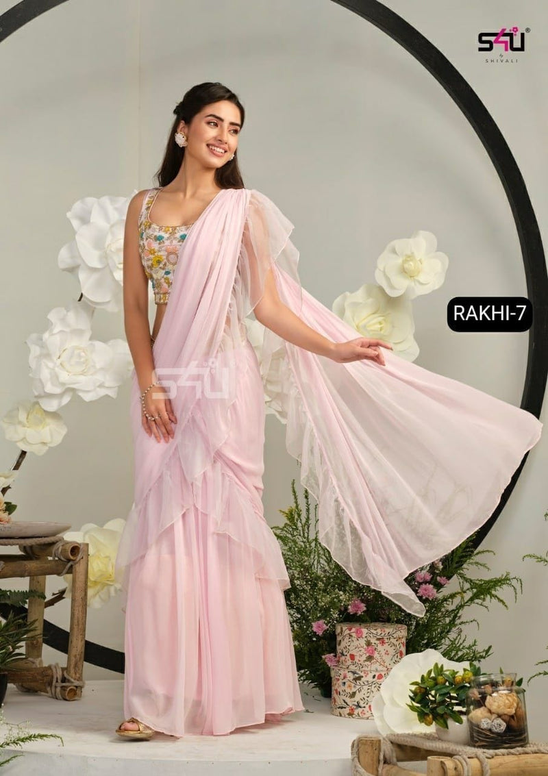 S4u Shivali Rakhi 7 Fancy Stylish Designer Festive Wear Casual Look Indo Weatern