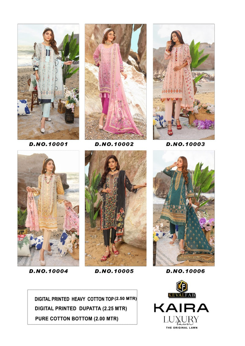 Keval Fab Kaira Vol 12 Pure Lawn Stylish Designer Party Wear Salwar Suit