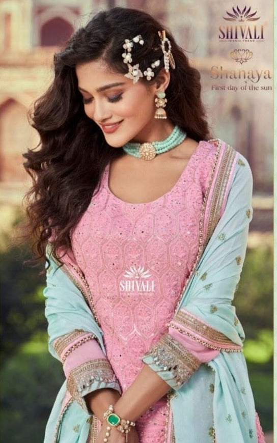 S4u Shivali Shanaya Fancy With Heavy Embroidery Work Stylish Designer Festive Wear Kurti