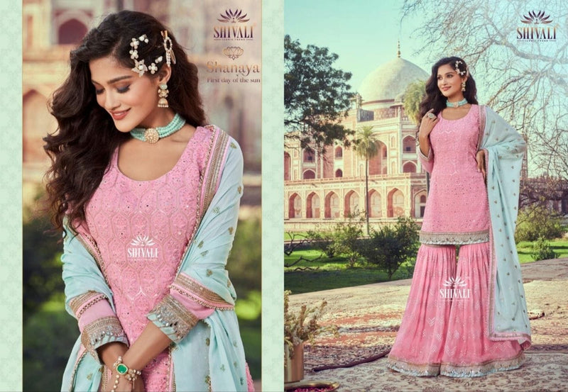 S4u Shivali Shanaya Fancy With Heavy Embroidery Work Stylish Designer Festive Wear Kurti