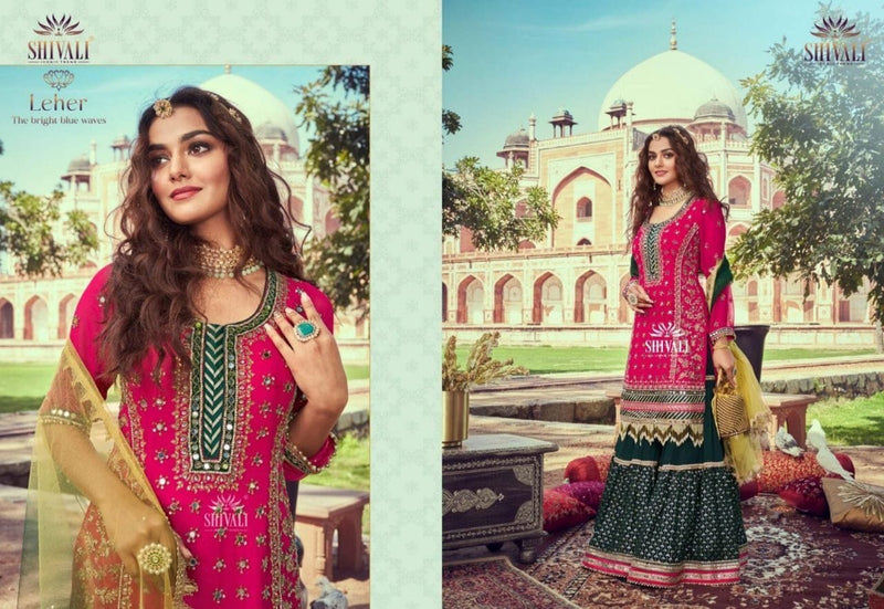 S4u Shivali Leher Fancy With Heavy Embroidery Work Stylish Designer Wedding Wear Kurti