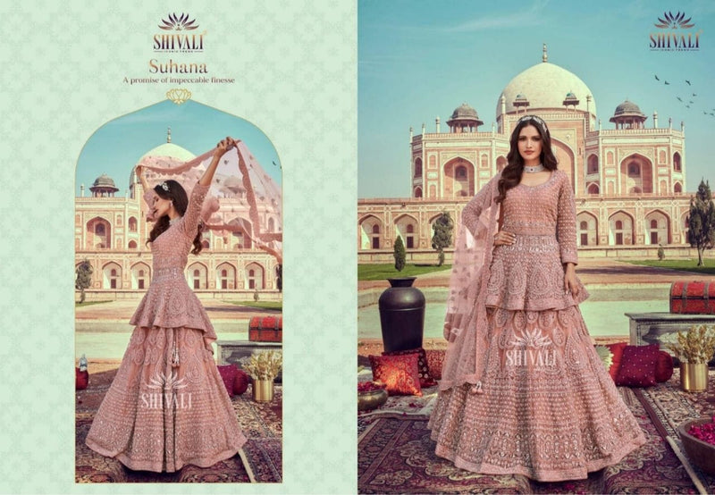 S4u Shivali Suhana Fancy With Heavy Embroidery Work Stylish Designer Wedding Wear Lehenga