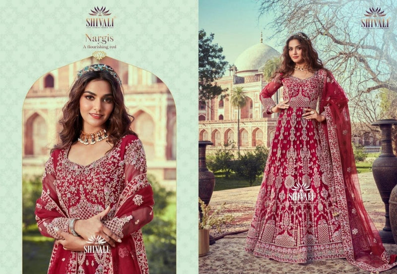 S4u Shivali Nargis Fancy With Heavy Embroidery Work Stylish Designer Wedding Wear Lehenga