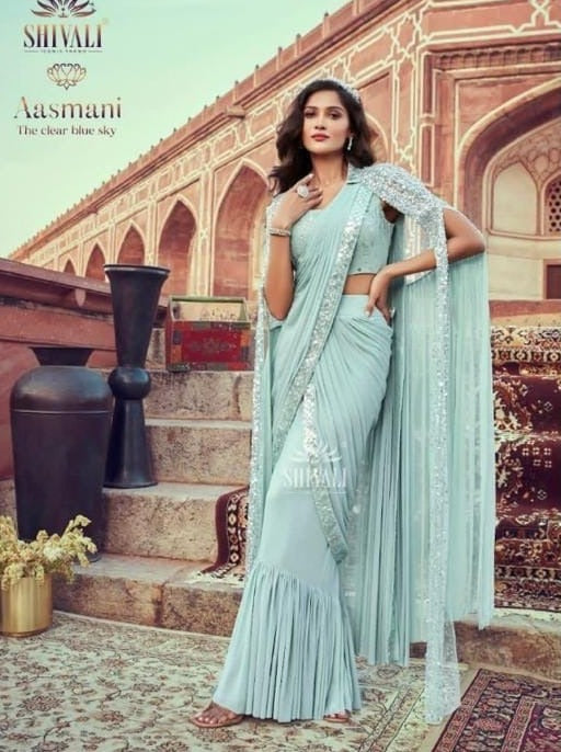 S4u Shivali Aasmani Fancy With Fancy Work Stylish Designer Party Wear Saree