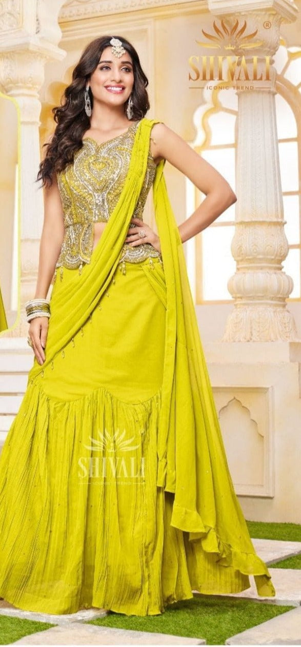 S4u Shivali Dno 1001 Fancy Stylish Designer Wedding Wear Fancy Work Long Kurti