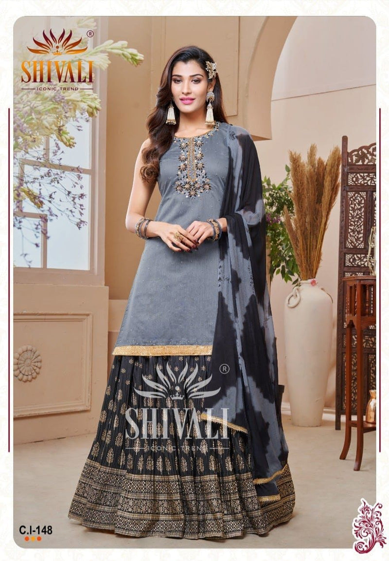 S4u Shivali Dno 148 Fancy Stylish Designer Festive Wear Fancy Work Long Kurti
