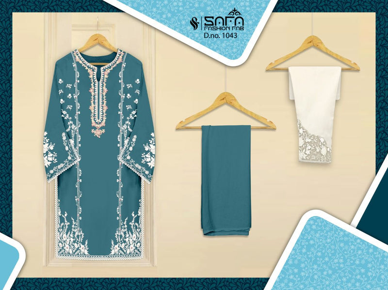Safa Fashion Dno 1043 Georgette With Heavy Embroidery Work Stylish Designer Fancy Pret Kurti