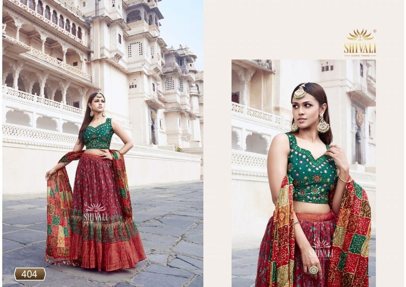 Shivali Riwaaz Vol 4 Fancy Stylish Designer Festive Wear Long Casual Look Lehenga
