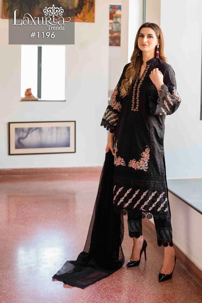 Luxuria Trendz  Dno 1196 Georgette With Heavy Embroidery Work Stylish Designer Casual Look Pret Kurti