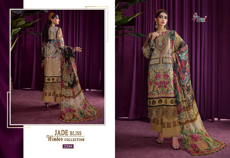 Shree Fabs Jade Bliss Winter Collection Pashmina With Embroidery Work Salwar Kameez