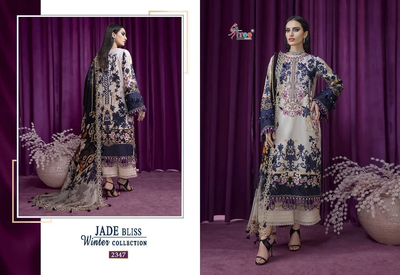 Shree Fabs Jade Bliss Winter Collection Pashmina With Embroidery Work Salwar Kameez