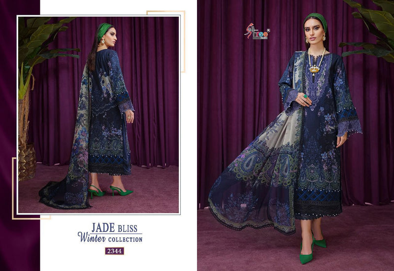 Shree Fabs Jade Bliss Winter Collection Pashmina With Embroidery Work Salwar Kameez