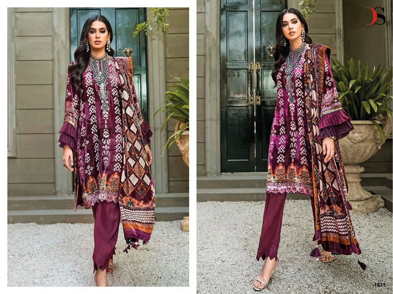 Deepsy Suit Joy Of Winter Velvet With Heavy Embroidery Work Stylish Designer Festive Wear Salwar Kameez