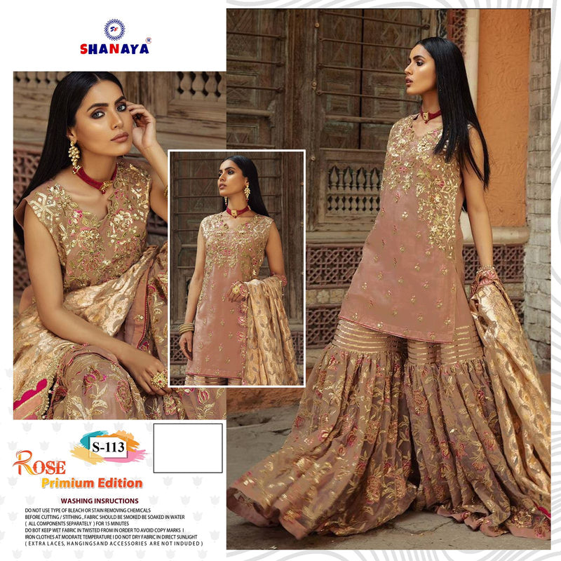 Shanaya Rose Premium Edition S 113 Butterfly Net With Heavy Embroidery Wedding Wear Salwar Kameez