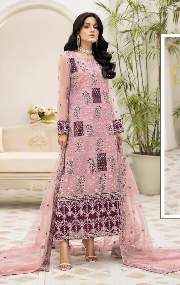 Fepic Rosemeen A Net With Heavy Embroidery Work Stylish Designer Party Wear Salwar Kameez
