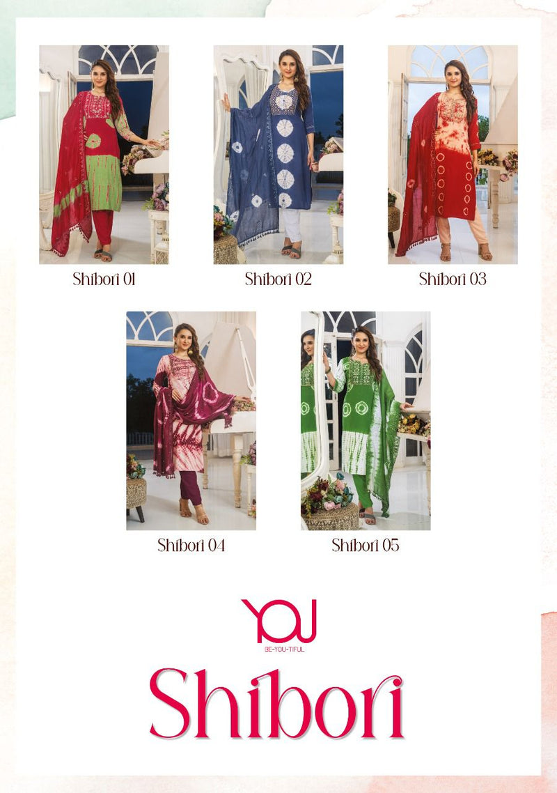 Wanna Shibori Rayon With Fancy Work Stylish Designer Festive Wear Kurti