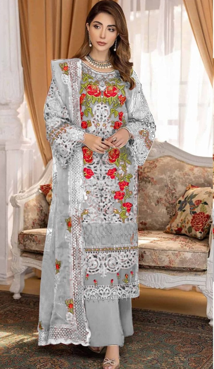 Megha Serine S 80 Georgette With Heavy Embroidery Work Stylish Designer Pakistani Salwar Kameez