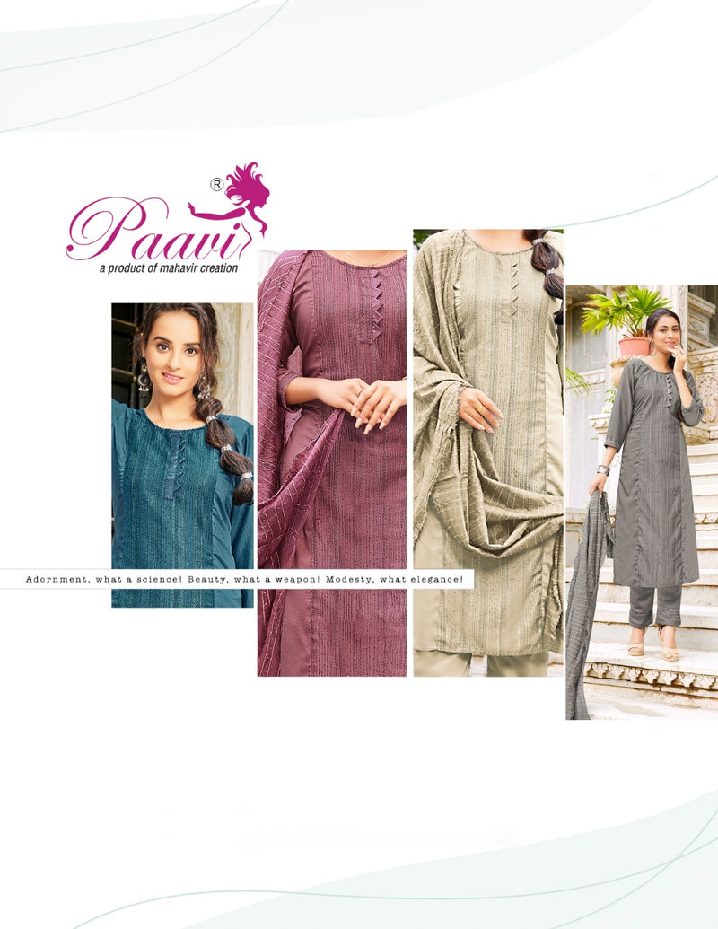Paavi Garima Vol 2 Silk With Fancy Work Stylish Designer Casual Look Kurti