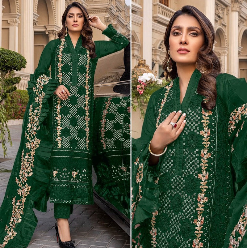 Deepsy Suit Dno 165 A Georgette With Beautiful Embroidery Work Stylish Designer Party Wear Salwar Kameez