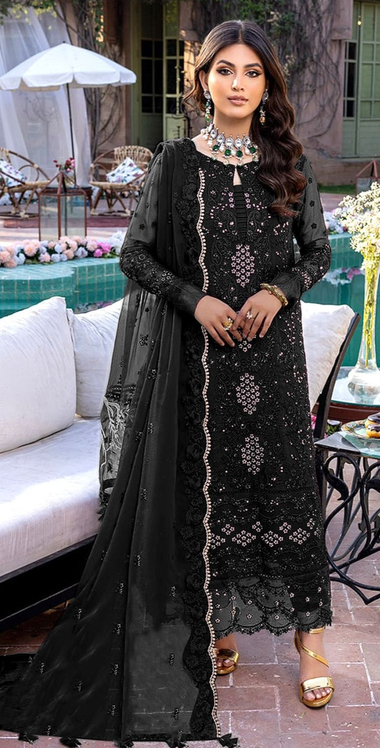 Shanaya Rose Bridal S 115 C Georgette With Heavy Embroidery Work Stylish Designer Party Wear Salwar Kameez
