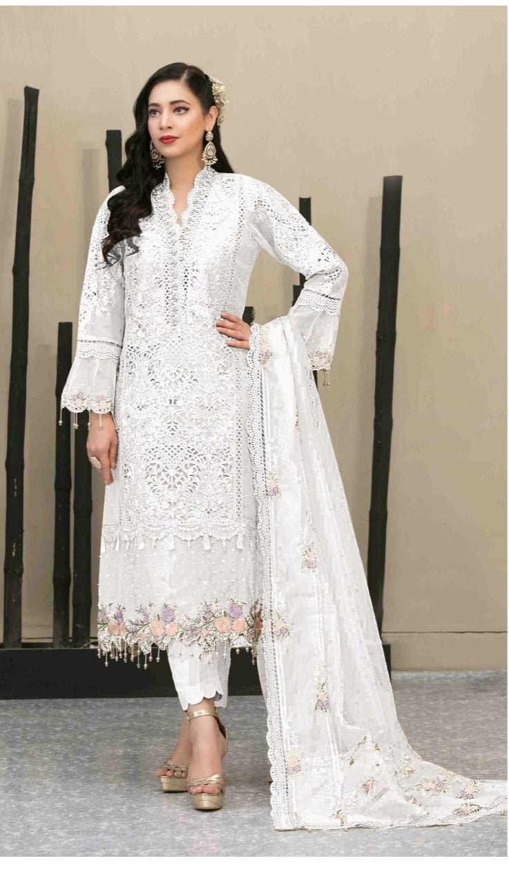 Fepic Rosemeen Dno 1217 E Butterfly Net With Heavy Embroidery Work Stylish Designer Pakistani Fancy Salwar Kameez