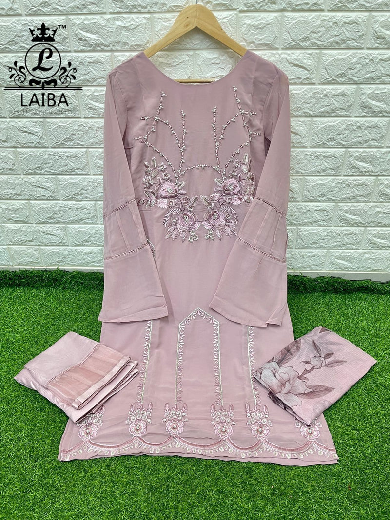 Laiba Dno Am Vol 127 Georgette With Heavy Beautiful Work Stylish Designer Casual Wear Pret Kurti