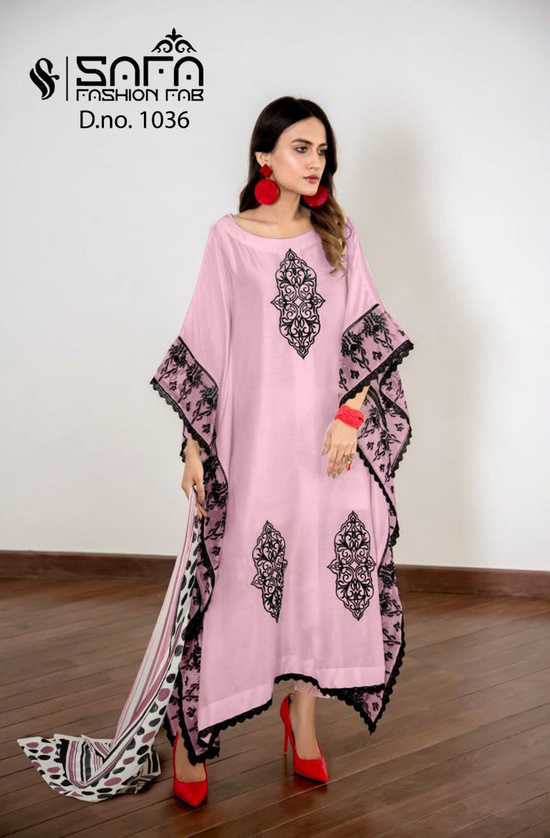 Safa Fashion Dno 1036 Georgette With Beautiful Heavy Embroidery Work Stylish Designer Pret Kurti