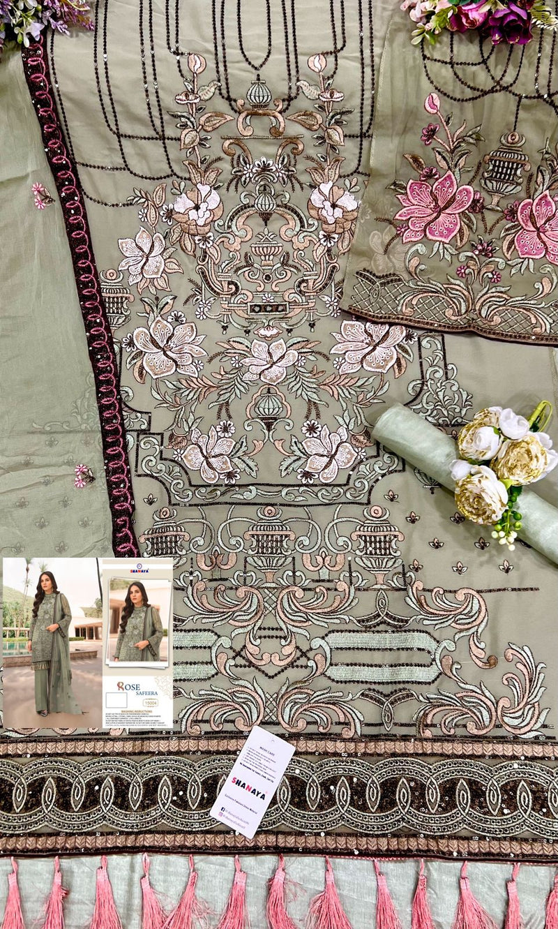 Shanaya Rose Safeera 15004 Georgette With Heavy Embroidery & Hand Work Stylish Designer Party Wear Salwar Kameez