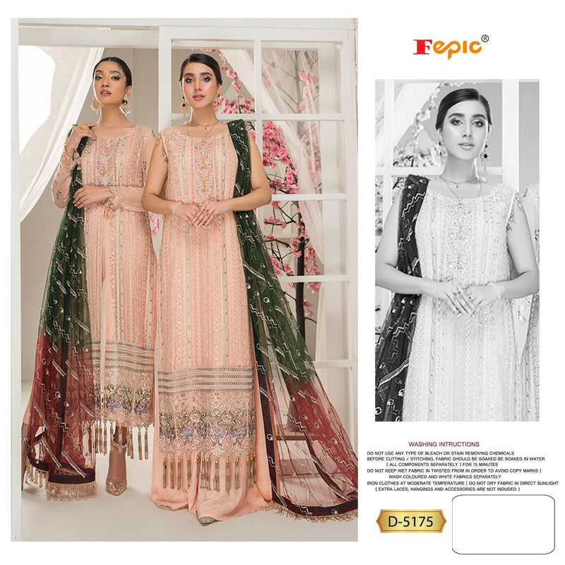 Fepic Rosemeen 5175 Georgette With Embroidery & Hand Work Stylish Designer Party Wear Salwar Kameez
