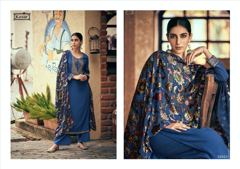 Kesar Brasso Velvet With Beautiful Work Stylish Designer Party Wear Salwar Kameez